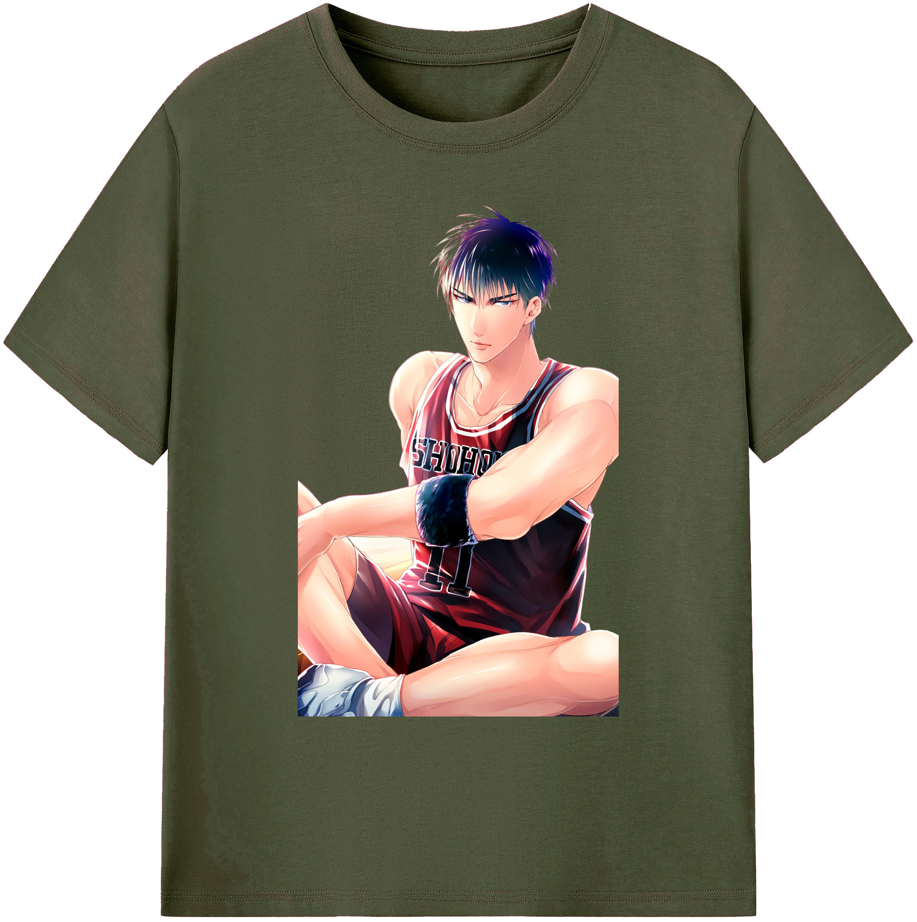 （画像用） SLAM DUNK／スラムダンク 綿100％ メンズ半袖Tシャツ｜肌触りやわらか＆通気性